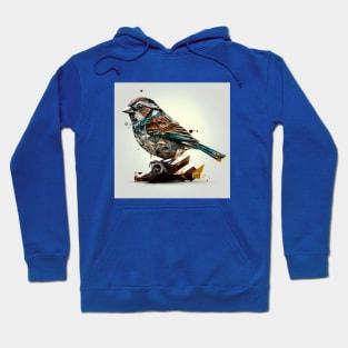 Sparrow Bird Design Hoodie